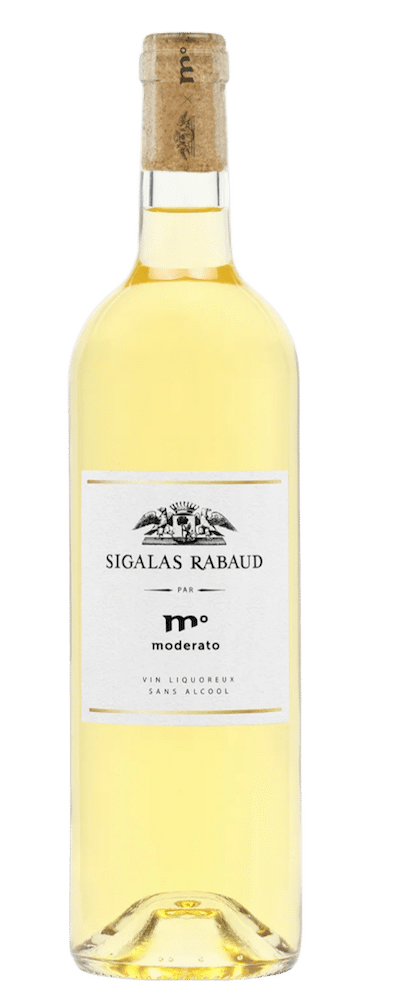 Bouteille de vin désalcoolisé - Moderato & Château Sigalas Rabaud - Grand Cru Classé 1855 Sauternes