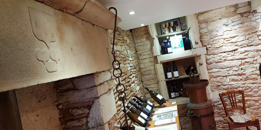 Caveau de dégustation du Domaine des Gandines à Clessé