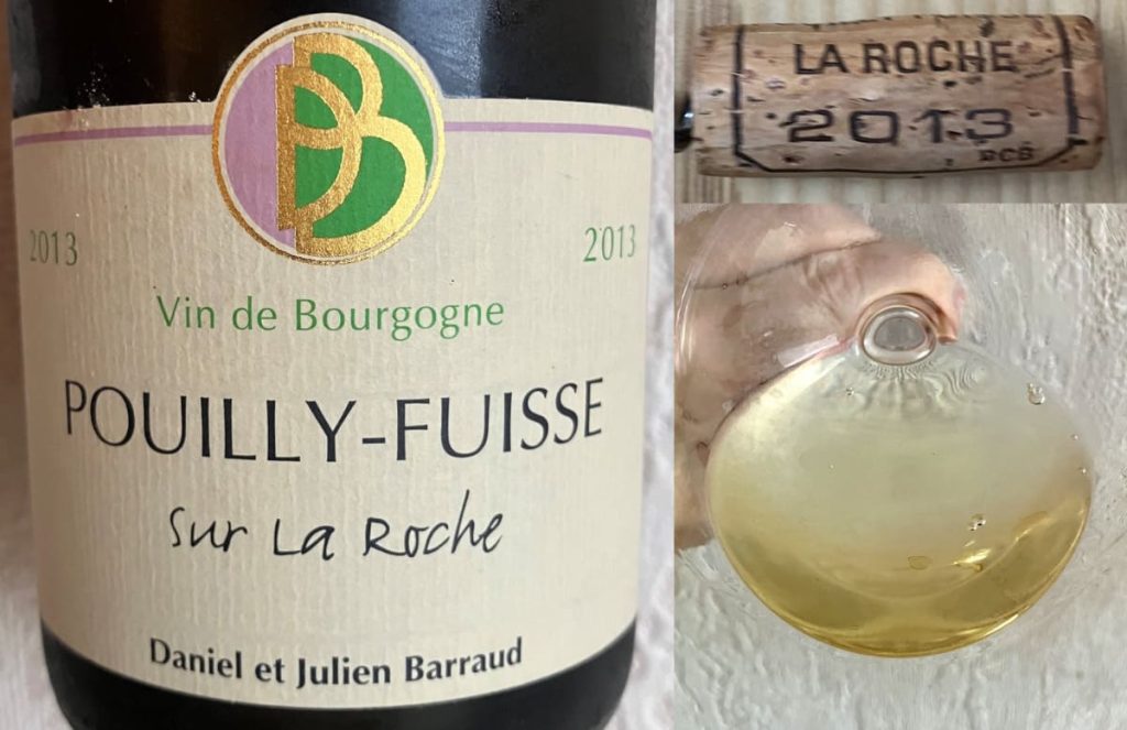 Bouteille dePoully-Fuissé Sur La Roche Domaine Barraud